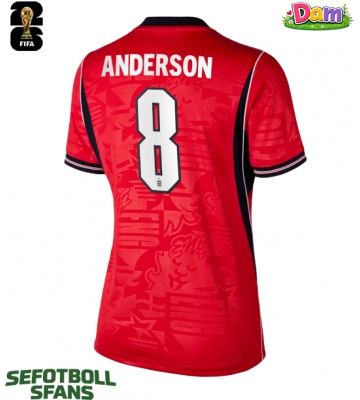 England Elliot Anderson #8 Bortatröja Kvinnor VM 2026 Kortärmad